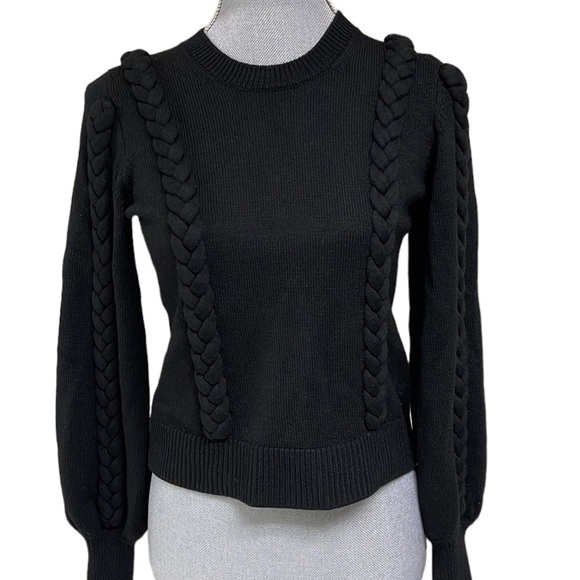 Joie Sweaters - Euc Joie cable sweater, Black size XS